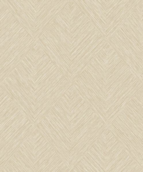 Hollis Light Brown Textured Diamond Wallpaper