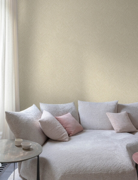 Hollis Light Brown Textured Diamond Wallpaper