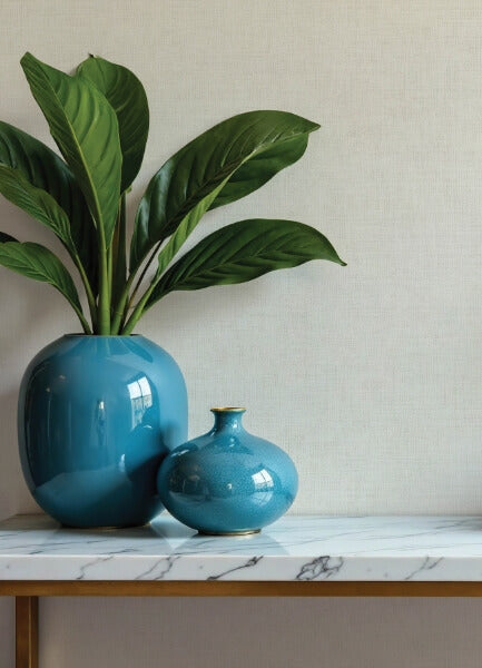 Alba Pearl Open Weave Wallpaper