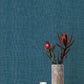 Alba Dark Blue Open Weave Wallpaper