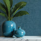 Alba Dark Blue Open Weave Wallpaper