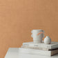 Nuovo Apricot Faux Linen Wallpaper