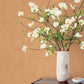 Nuovo Apricot Faux Linen Wallpaper