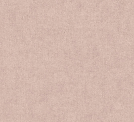 Nuovo Rose Faux Linen Wallpaper