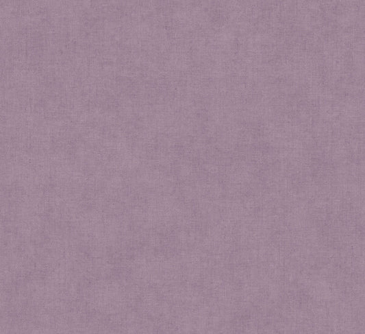 Nuovo Purple Faux Linen Wallpaper