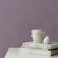 Nuovo Purple Faux Linen Wallpaper
