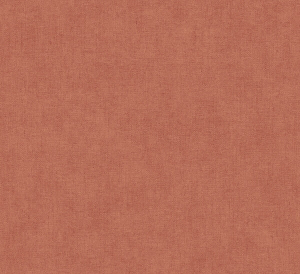Nuovo Rust Faux Linen Wallpaper