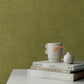 Nuovo Chartreuse Faux Linen Wallpaper