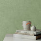Nuovo Light Green Faux Linen Wallpaper