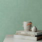 Nuovo Aqua Faux Linen Wallpaper