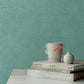 Nuovo Light Blue Faux Linen Wallpaper
