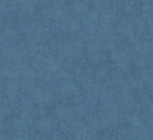 Nuovo Denim Faux Linen Wallpaper