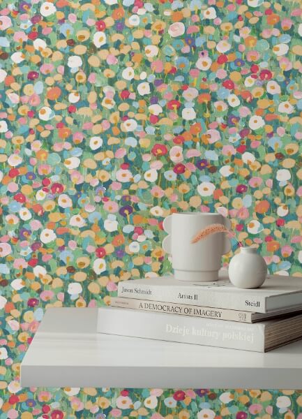 Prato Green Petite Floral Wallpaper