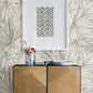 Corifa Cream Palm Leaf Wallpaper