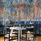 Primavera Dark Blue Wall Mural