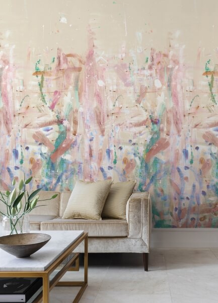 Fresco Pastel Wall Mural