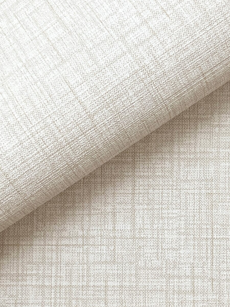 Beau Dove Faux Fabric Wallpaper