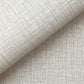 Beau Light Grey Faux Fabric Wallpaper