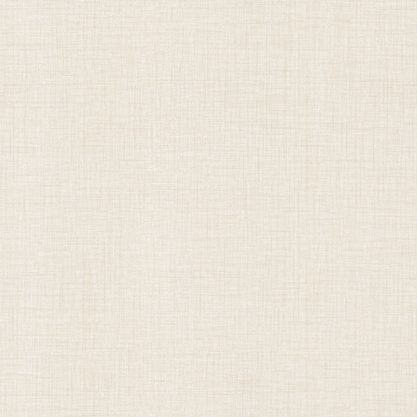 Beau Beige Faux Fabric Wallpaper