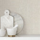 Beau Grey Faux Fabric Wallpaper