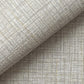 Beau Grey Faux Fabric Wallpaper