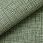 Beau Green Faux Fabric Wallpaper
