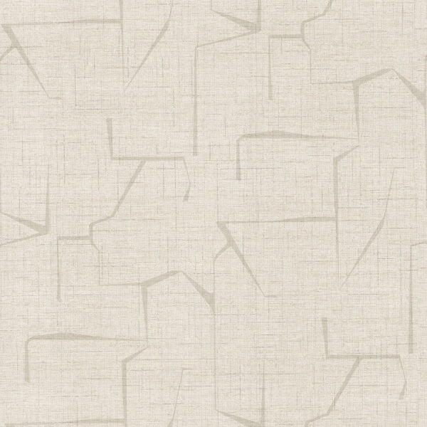 Lyle Beige Abstract Geometric Wallpaper