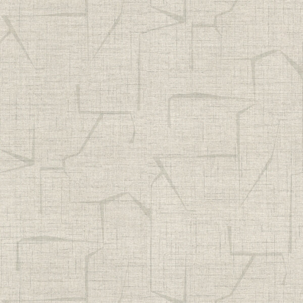 Lyle Light Grey Abstract Geometric Wallpaper