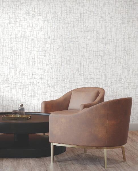 Rian Grey Linear Abstract Wallpaper