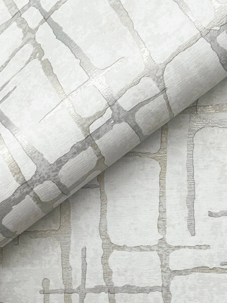 Rian Grey Linear Abstract Wallpaper
