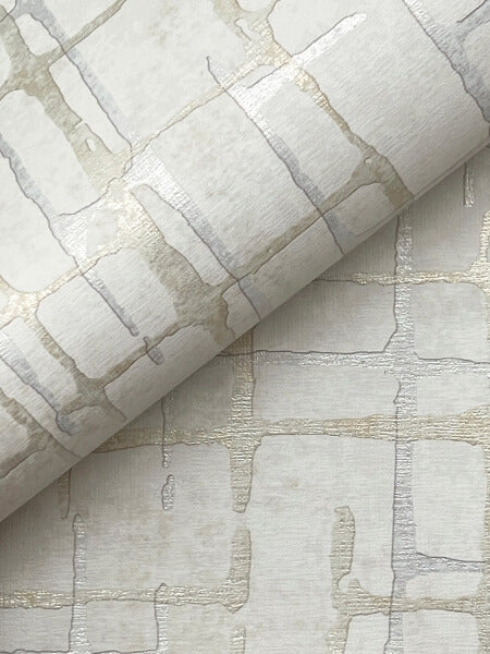Rian Off-White Linear Abstract Wallpaper