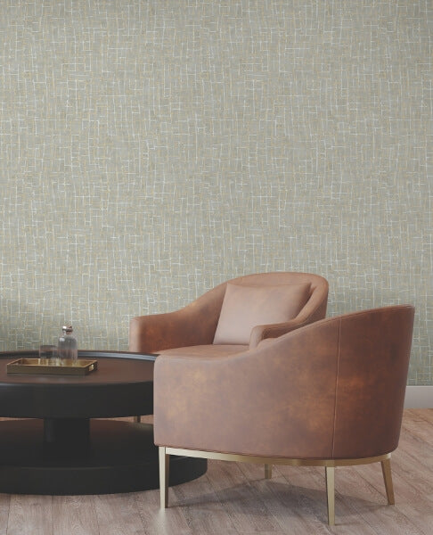 Rian Light Grey Linear Abstract Wallpaper