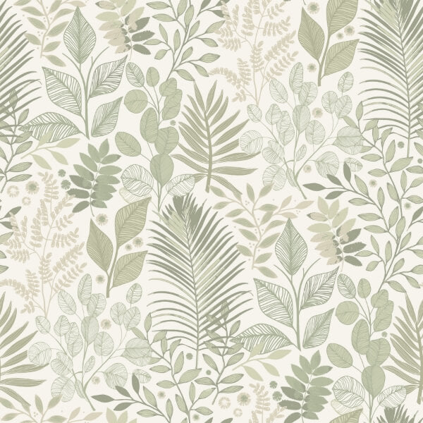 Ängslycka Green Forest Botanicals Wallpaper