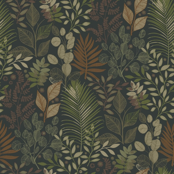 Ängslycka Black Forest Botanicals Wallpaper