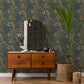 Ängslycka Charcoal Forest Botanicals Wallpaper