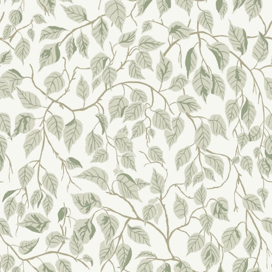 Hängbjörk Sage Vine Wallpaper