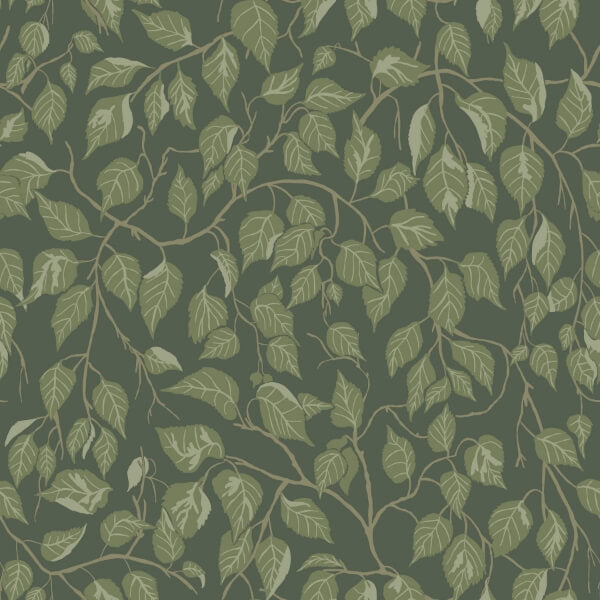 Hängbjörk Evergreen Vine Wallpaper