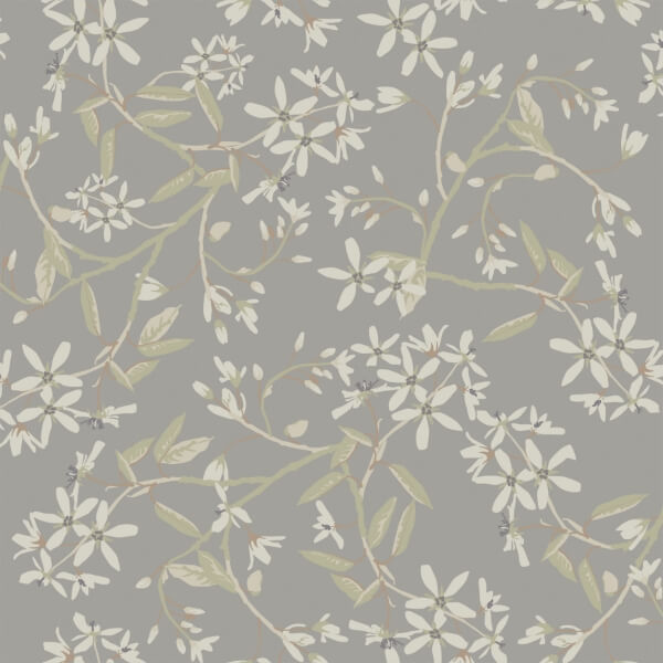 Paradis Slate Bouquet Toss Wallpaper