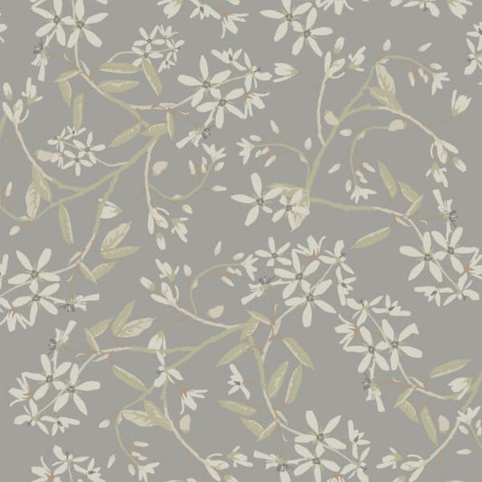 Paradis Slate Bouquet Toss Wallpaper