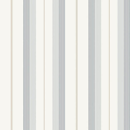 Herrgård Light Blue Stripe Wallpaper