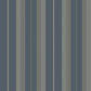 Herrgård Navy Stripe Wallpaper
