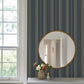 Herrgård Navy Stripe Wallpaper
