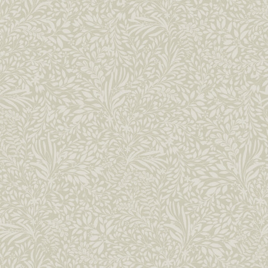 Kristina Taupe Botanical Wallpaper