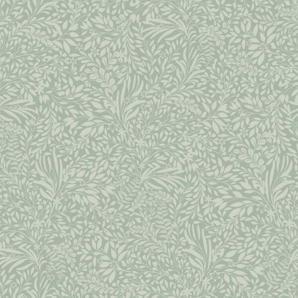 Kristina Teal Botanical Wallpaper