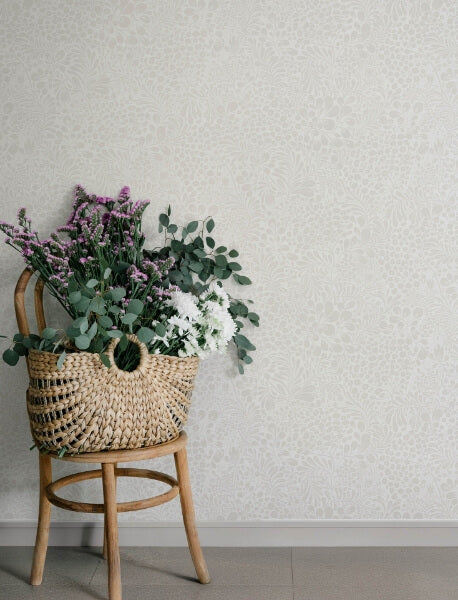 Siv Dove Botanical Wallpaper