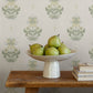 Gullvie White Pansies Wallpaper