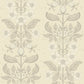 Rosa Cream Floral Columns Wallpaper