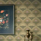 Maj Light Brown Floral Damask Wallpaper