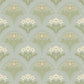 Maj Sky Blue Floral Damask Wallpaper