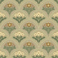 Maj Taupe Floral Damask Wallpaper